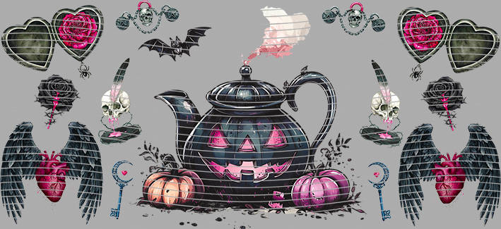 16oz Halloween-J12-3005